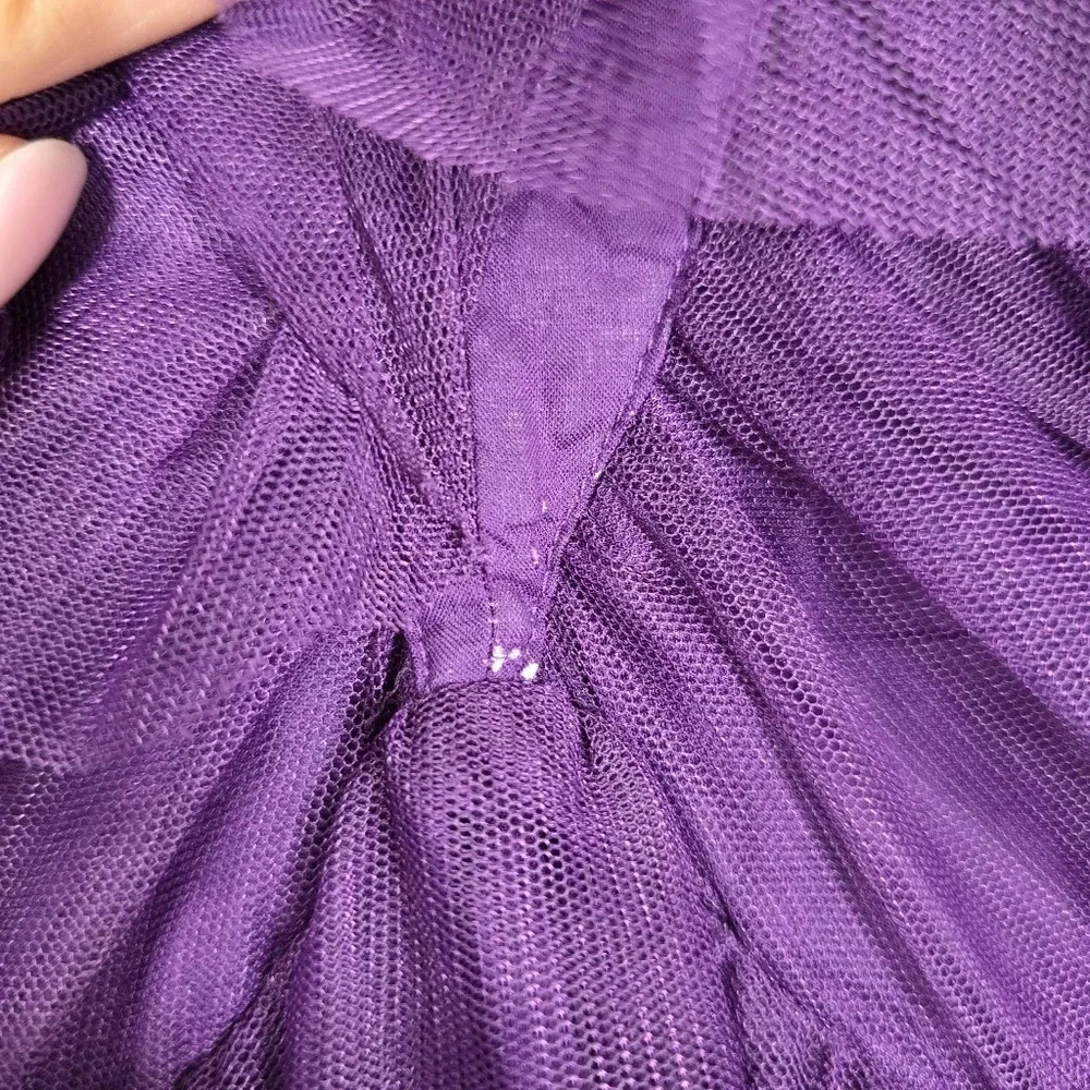 Anthropologie - Maeve‎ Ruffled Tulle Mini Dress size XS - Picture 6 of 14
